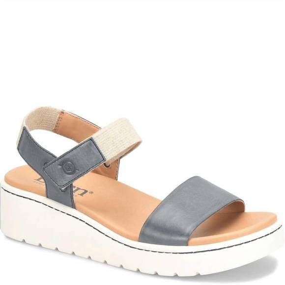 NEW BORN women\'s kyla sandal in navy denim